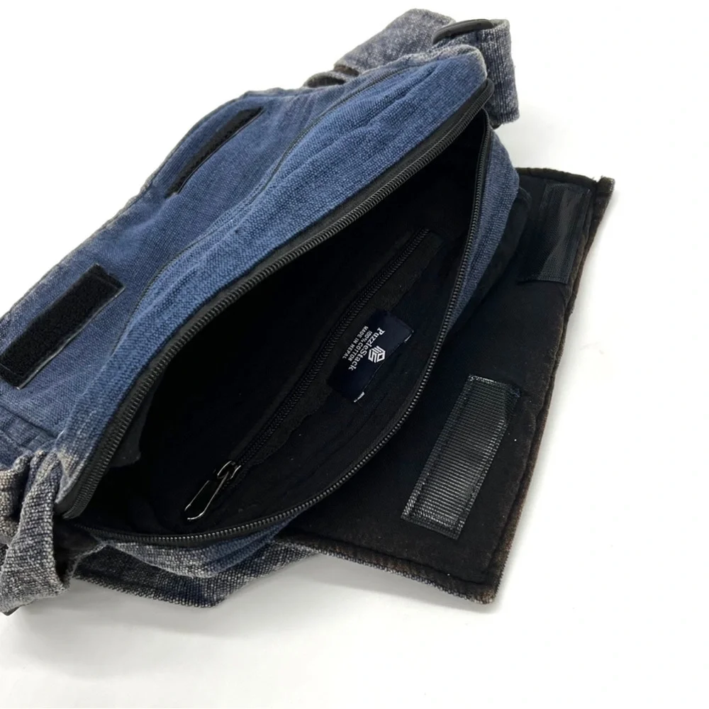 Washable Crossbody Messenger Bag Unisex Design Sustainable Gift - Picture 14 of 16